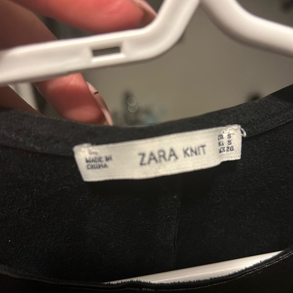 Zara leather cocktail dress - Picture 3 of 3